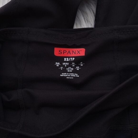 SPANX Women's Size XS Active Shape Compression Black Pant Leggings - Picture 7 of 8